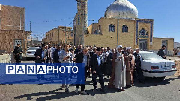 راهپیمایی بشارت نصر در شهر و بخش گندمان 