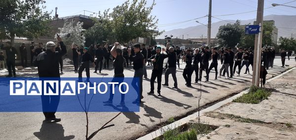 تجلی عشق به اباعبدالله در روستای سربالا؛ مراسم تاسوعا با مداحی و سینه زنی