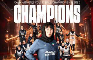 تیم ملی والیبال زنان قهرمان مسابقات آسیای مرکزی شد