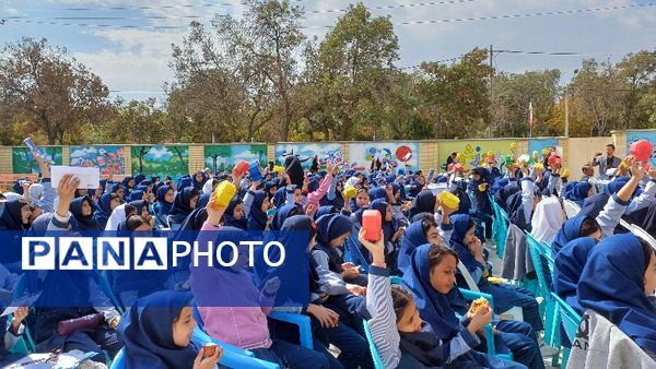 آیین شور عاطفه‌ها در دبستان ضحی ۲ شهرستان شیروان