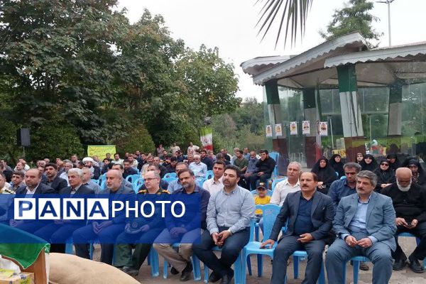 اربعین شهدای اقتدار در مزار شهدای گمنام املش