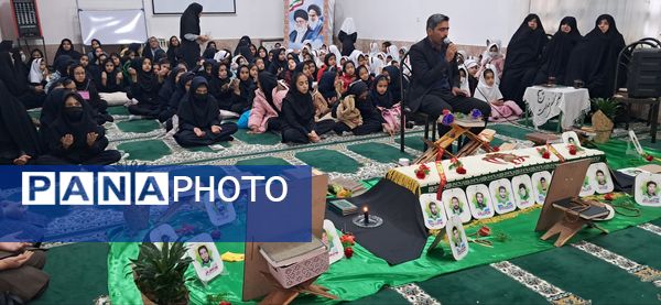 حضور مادران شهدا در مدرسه شهید رزمی خلیل آباد