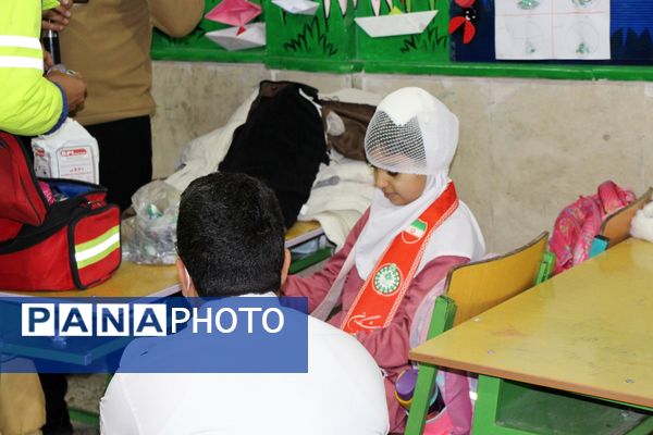 برگزاری مانور زلزله در سملقان