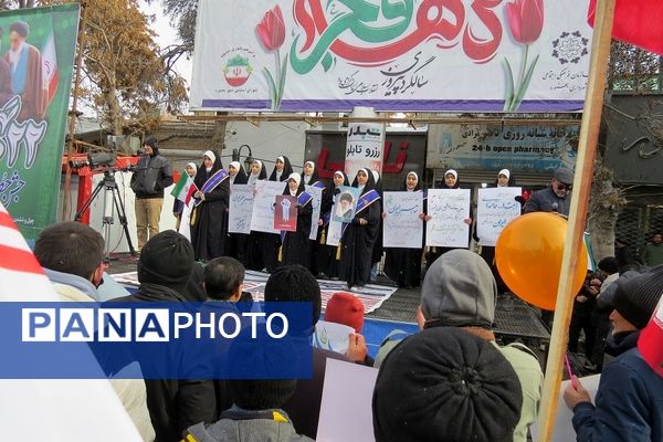 راهپیمایی باشکوه ۲۲ بهمن ماه شهرستان بجنورد 