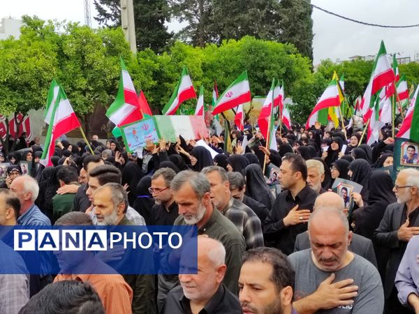 تشییع شهدای جنایت صهیونیست‌ها در بابل