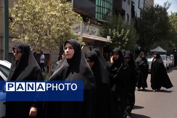 برپایی دسته عزاداری اداره‌کل آموزش و پرورش شهر تهران 