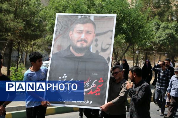 مردم ملارد در سوگ شهید بهزاد کاشفی،شهید مدافع وطن 
