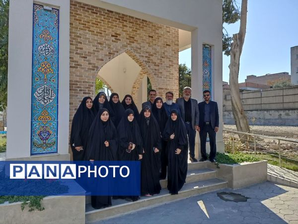 مراسم غبارروبی و عطرافشانی گلزار شهید گمنام دانشگاه فرهنگیان