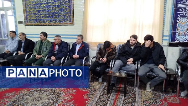 بدرقه دانش‌آموزان معتکف در شهرستان هوراند