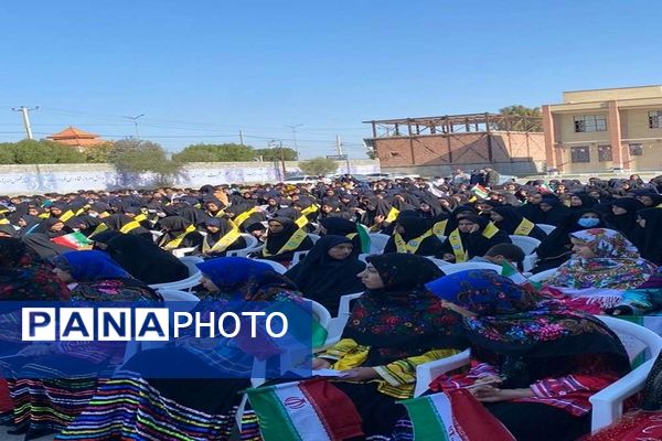 مانور یاوران انقلاب دانش‌آموزان عشایری