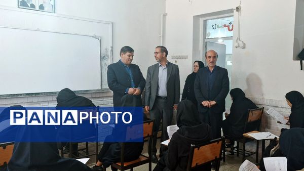 بازدید سرپرست آموزش و پرورش قوچان از روند برگزاری امتحانات شبه نهایی کشوری