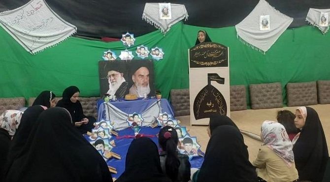 جشن تولدی برای شهدا در میبد 