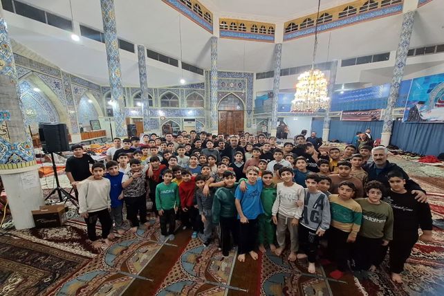 اعتکاف دانش‌آموزی در مسجد جامع قائمشهر