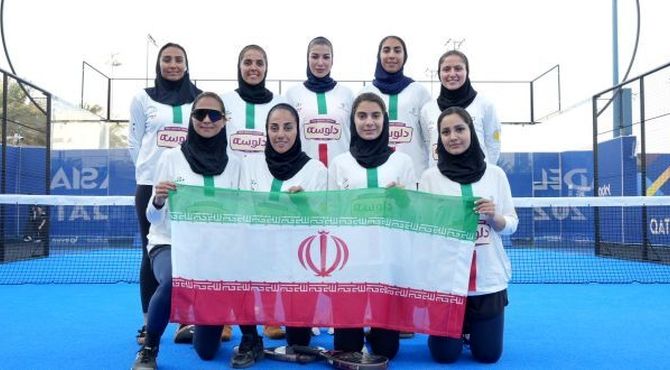 ‌صعود تیم‌های ملی پدل ایران به نیمه‌نهایی قهرمانی آسیا