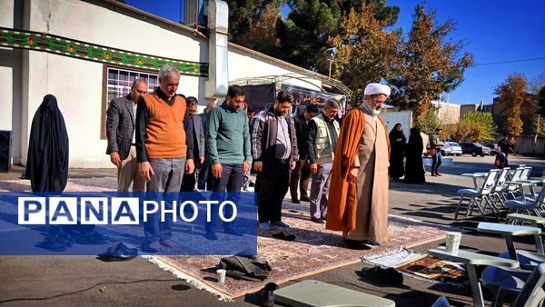 استقبال معنوی دانشگاه آزاد نظرآباد از پیکر شهید گمنام در ایام فاطمیه