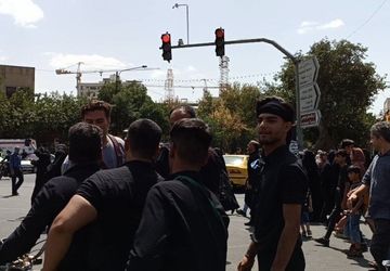 مراسم جاماندگان اربعین در مشهد مقدس