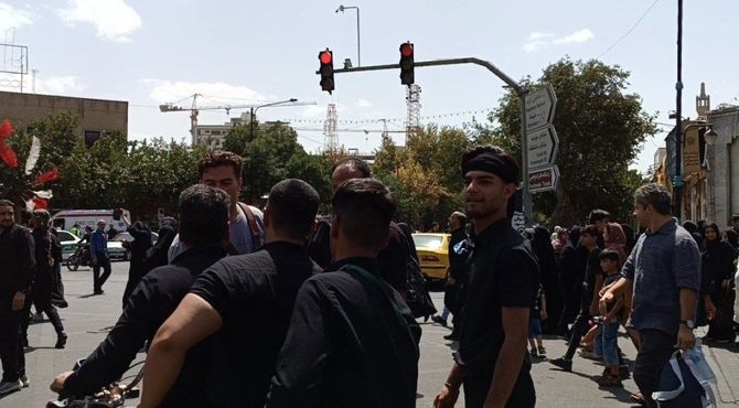 مراسم جاماندگان اربعین در مشهد مقدس