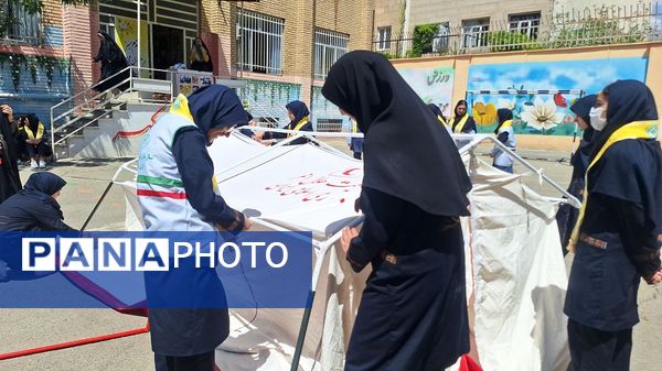 برگزاری دوازدهمین پیش اردوی ملی پیشتازان ناحیه یک کرج 