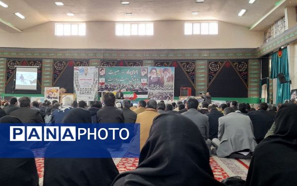 مراسم بزرگداشت سالگرد حماسه ۹ دی در خلیل آباد 