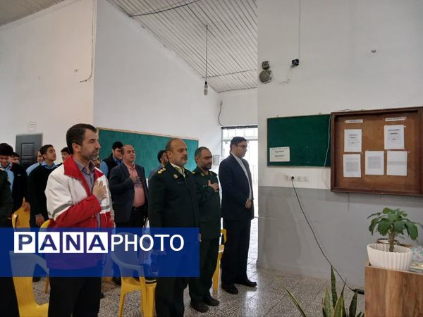 برگزاری پدافند غیرعامل در مدرسه امام علی(ع) شهرستان فریدونکنار