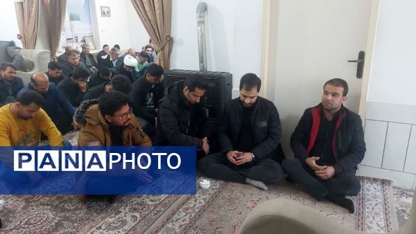 مراسم دعا ندبه هم زمان با ایام فاطمیه در شهرستان خلیل‌آباد