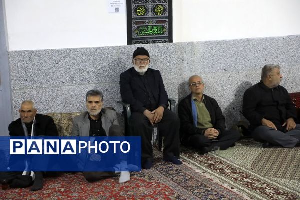 مراسم عزاداری در هیأت صاحب الزمانی (عج) خوسف 