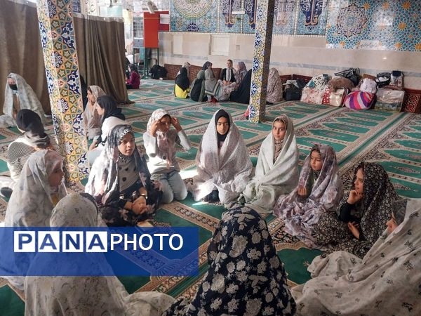 مراسم معنوی اعتکاف در مسجد صاحب الزمان جوادیه