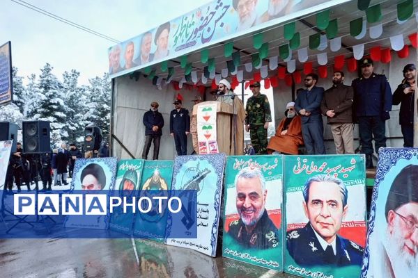 سرمای زمستان با حضور پرشور مردم تربت جام گرم شد