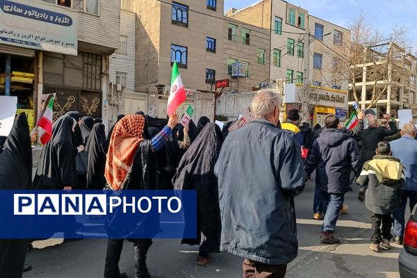 راهپیمایی مردمی به شکرانه پیروزی مردم قهرمان غزه و جبهه مقاومت