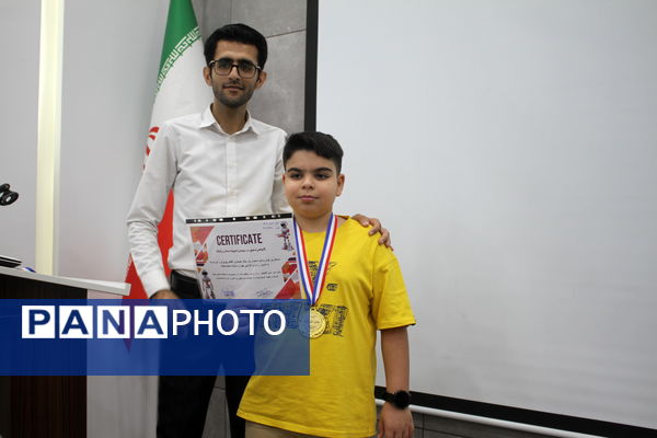 تجلیل از برندگان المپیاد استانی رباتیک