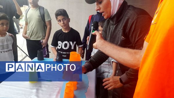 افتتاح میدان پویا با شعار دانش‌آموز پویا، خانواده بانشاط، جامعه سالم در ناحیه 4 کرج 