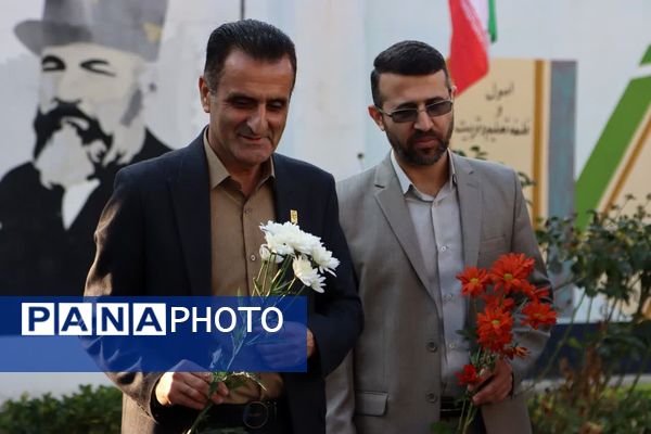 مراسم غبارروبی و عطرافشانی گلزار شهید گمنام دانشگاه فرهنگیان