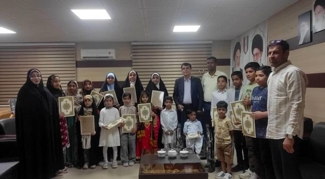 دیدار کودکان جاسک با فرماندار