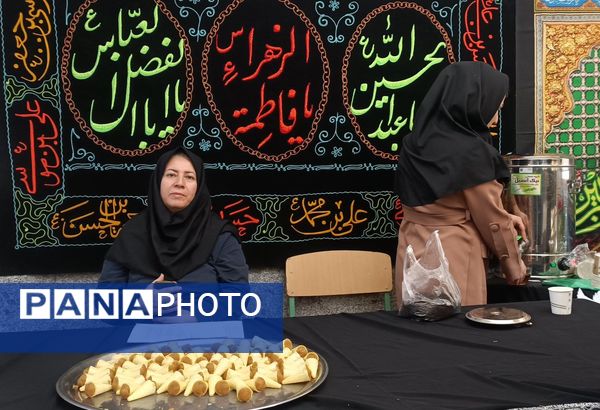 برپایی موکب دانش‌آموزان فراهانی در ایام فاطمیه