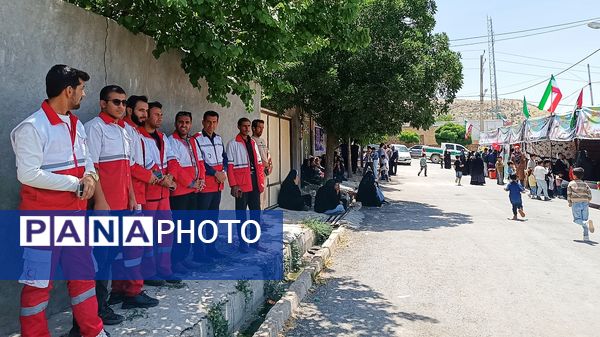 حضور فعال هلال احمر مارگون در نمایشگاه عید غدیر با ارائه خدمات امدادی و آموزشی