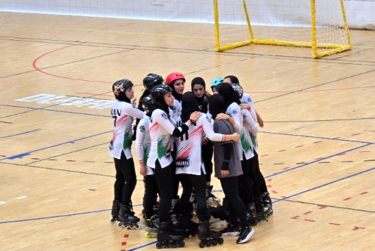 صعود دختران اسکیت رولبال  ایران با حذف آرژانتین به نیمه نهایی