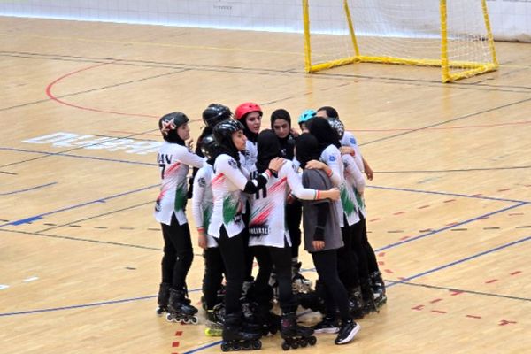 صعود دختران اسکیت رولبال  ایران با حذف آرژانتین به نیمه نهایی