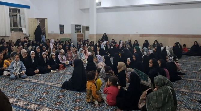 اختتامیه کلاس حفظ جزء۳۰ قرآن کریم در مدرسه شهید خسروی شهرستان زارچ