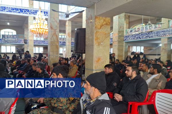 مراسم بزرگداشت سردار شهید حاج قاسم سلیمانی در گلزار شهدا شیراز 