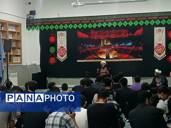 عزاداری دهه اول صفر در دبیرستان شهید بهشتی نیشابور 