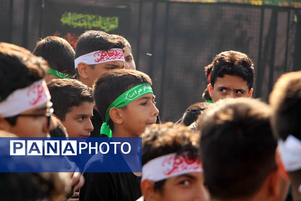 برگزاری مراسم عزاداری شهادت حضرت فاطمه الزهرا(س) در مدرسه شاهد شهیدکاظمی 