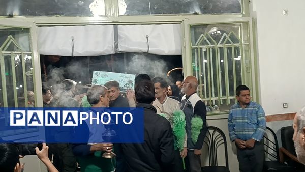 تشییع پیکر شهید گمنام در شهرستان کاشمر 