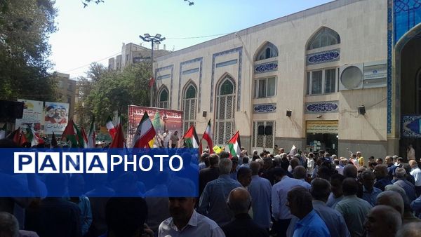 جمعه‌های خشم و انزجار مردم کرج علیه رژیم صهیونیستی و آمریکا 