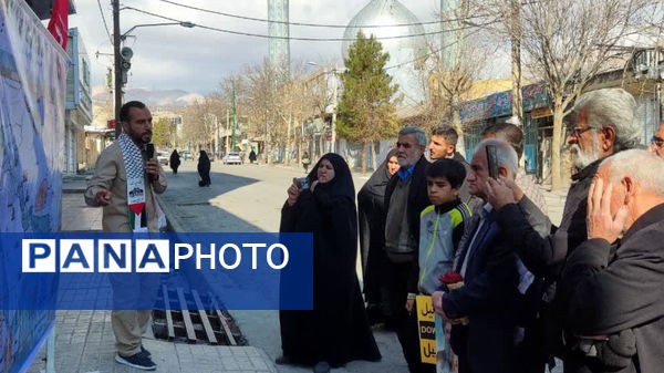 برپایی موکب پذیرایی از تجمع کنندگان جشن پیروزی فلسطین