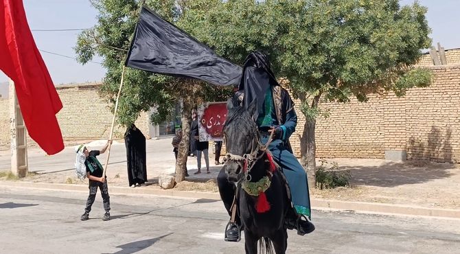 مراسم عزاداری روز تاسوعا در هیئت عربان علمدار حسین(ع) 