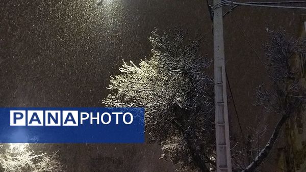 اواخر پاییز و سفید پوش شدن شهر