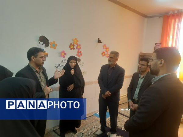 افتتاح کلاس بهداشت در دبستان پسرانه قمر بنی هاشم شهرستان زارچ