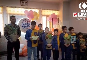 دیدار دانش‌آموزان مدرسه شاهد شهید وحید زارعی دامغان با پرستاران به مناسبت ولادت حضرت زینب (س)