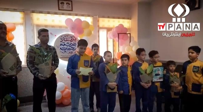 دیدار دانش‌آموزان مدرسه شاهد شهید وحید زارعی دامغان با پرستاران به مناسبت ولادت حضرت زینب (س)