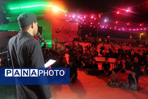 مراسم عزاداری شب هفتم ماه محرم الحرام در هیات مکتب‌‌‌الزهرا حاجی‌آباد 